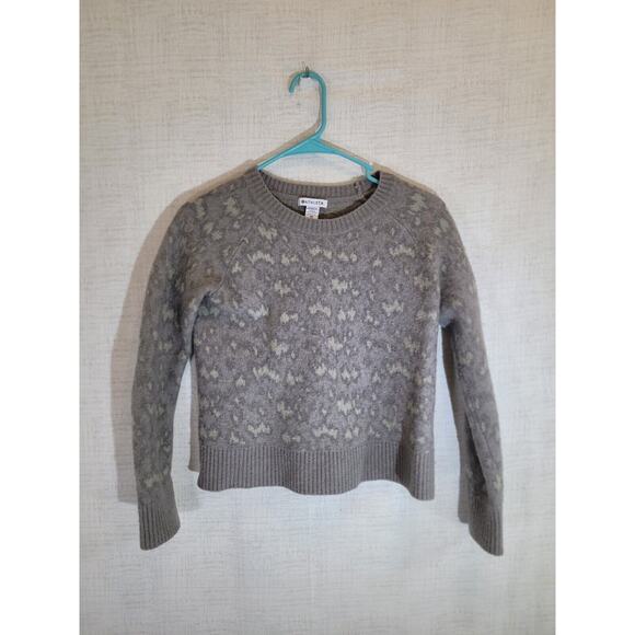 Athleta Sweaters - Athleta Pullover Sweater Womens XS Merino Wool Hawthorn Crewneck Textured Gray